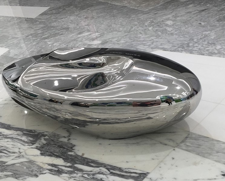 不锈钢石头镜面石头304不锈钢鹅软石不锈钢几何石头