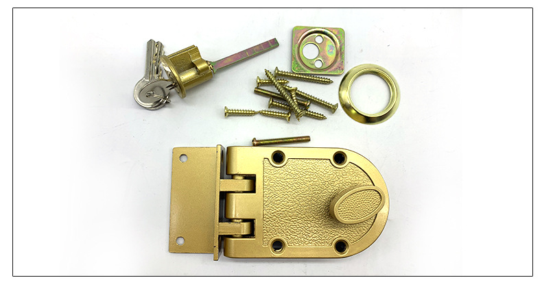 厂家批发老式门锁2601老虎锁门锁虎齿老式 门锁木门外装锁