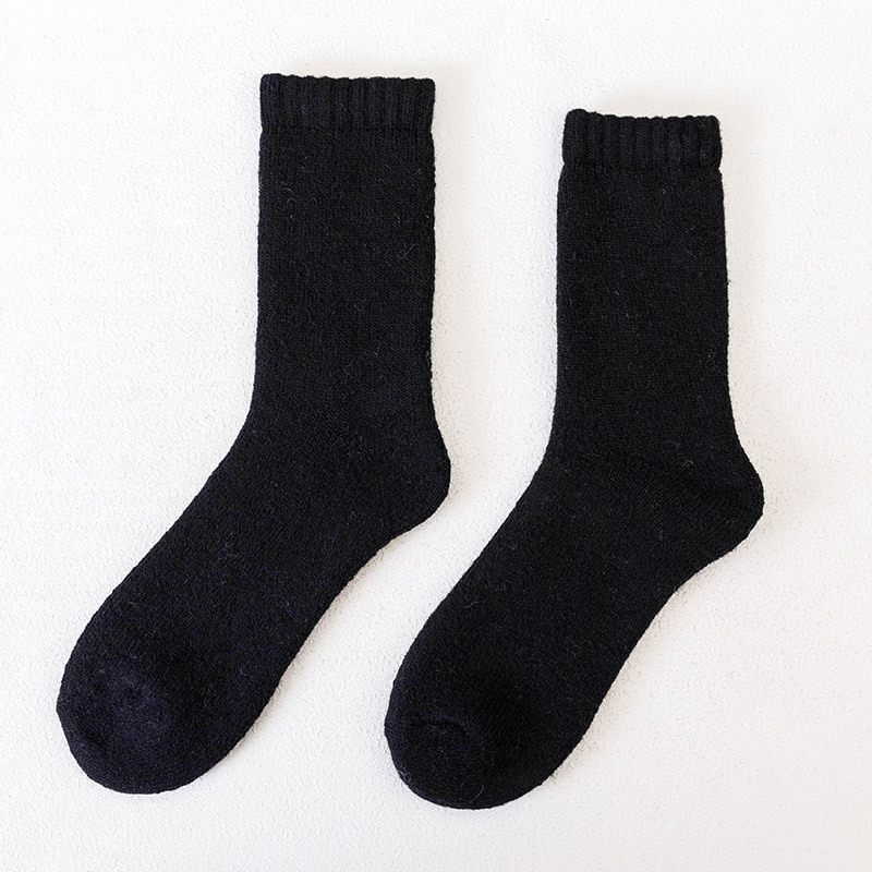 Northeast Winter Super Thick Thick Wool Socks Men and Women plus Velvet Warm Cotton Socks