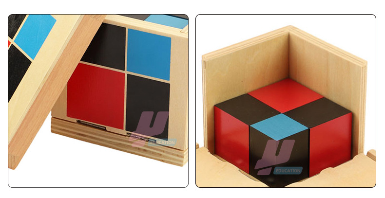 蒙氏教具 专业版正品 二项式蒙特梭利 标准教学版 蒙台梭利 感官