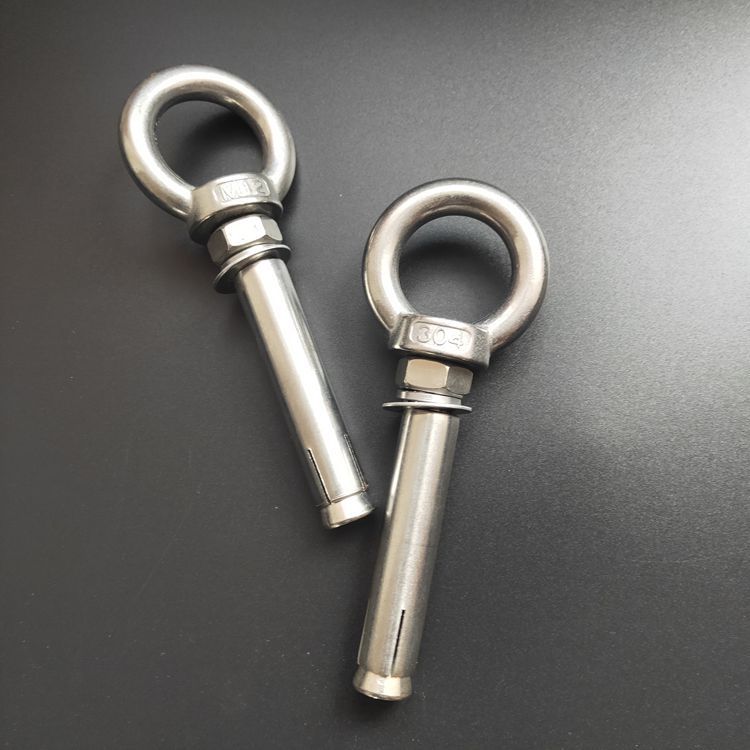 304不锈钢膨胀吊母膨胀螺丝固定扣秋千吊床固定配件沙袋挂钩