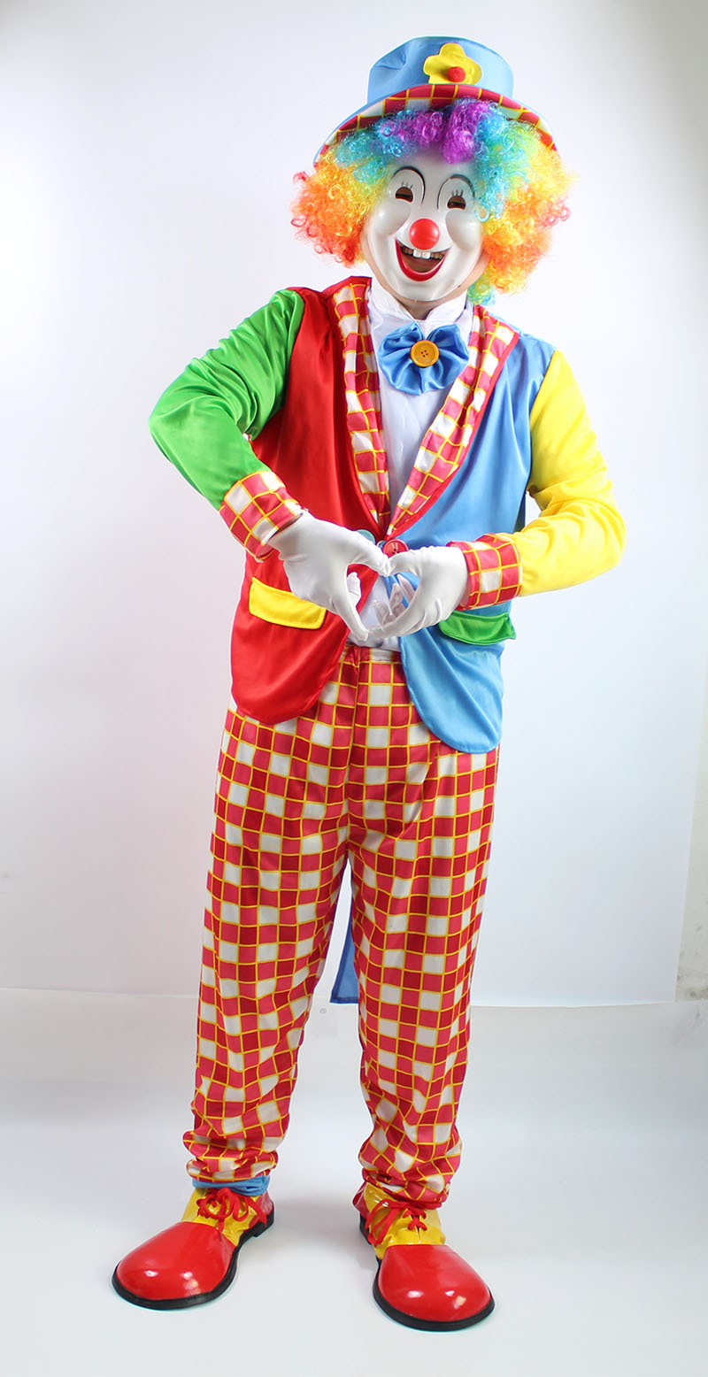 万圣节跨境燕尾小丑服舞台角色化妆舞会服装魔术师服