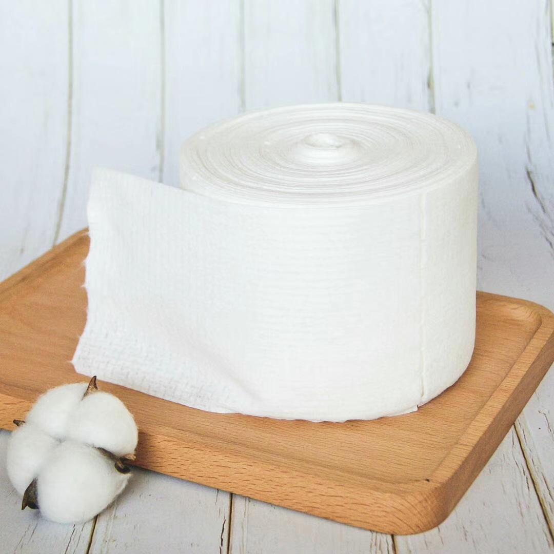 绿素一次性洗脸巾洁面巾卷纯棉美容院面巾柔巾卷棉柔巾抽取式