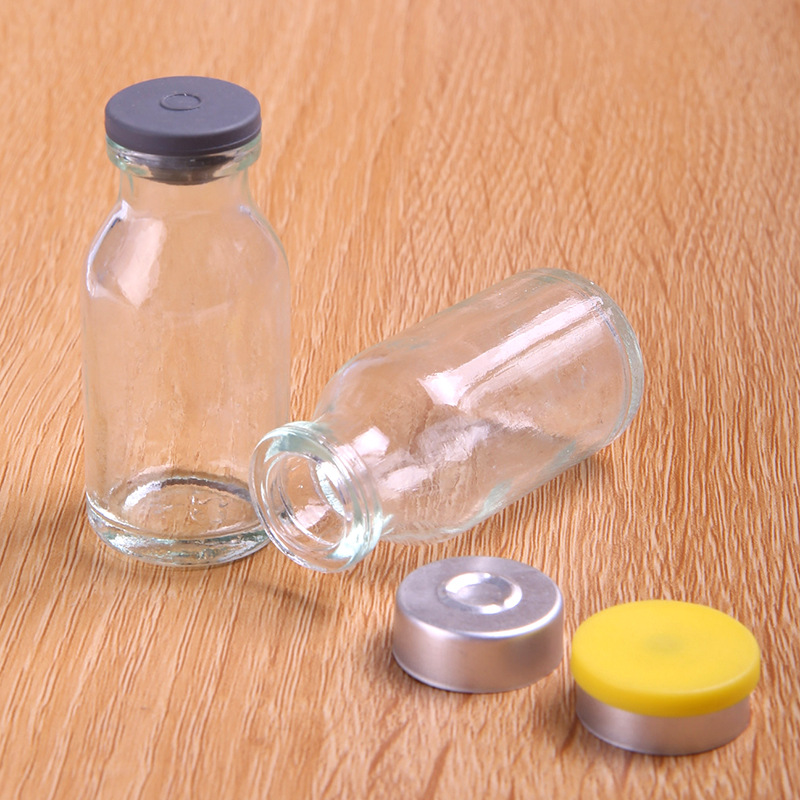 厂家供应15ml钠钙透明玻璃瓶模制注射剂瓶20口针剂瓶 实验瓶