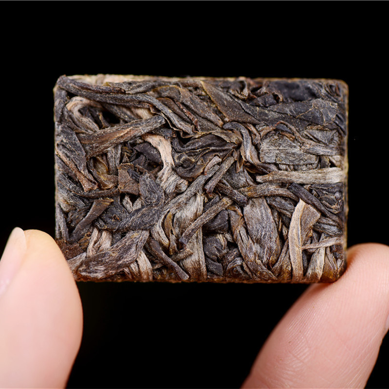 云南普洱茶 生茶薄片 小方砖茶 生普洱小沱茶 冰岛古树纯料生茶