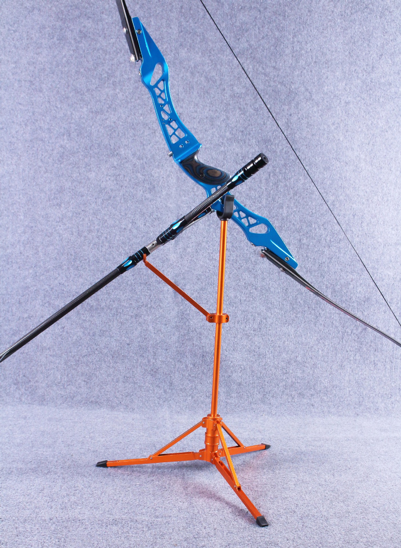 新款数控铝合金自动折叠反曲弓复合弓弓架 弓支架 弓箭架子可折叠