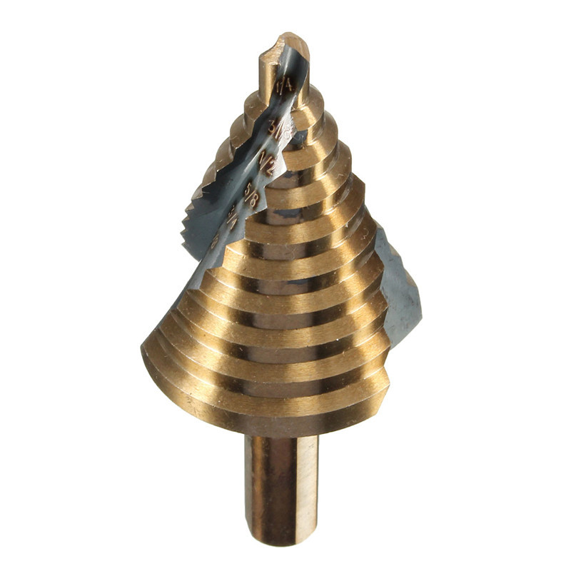 1/4英寸-1-3 / 8英寸阶梯保修电钻钴铰刀寿命工具
