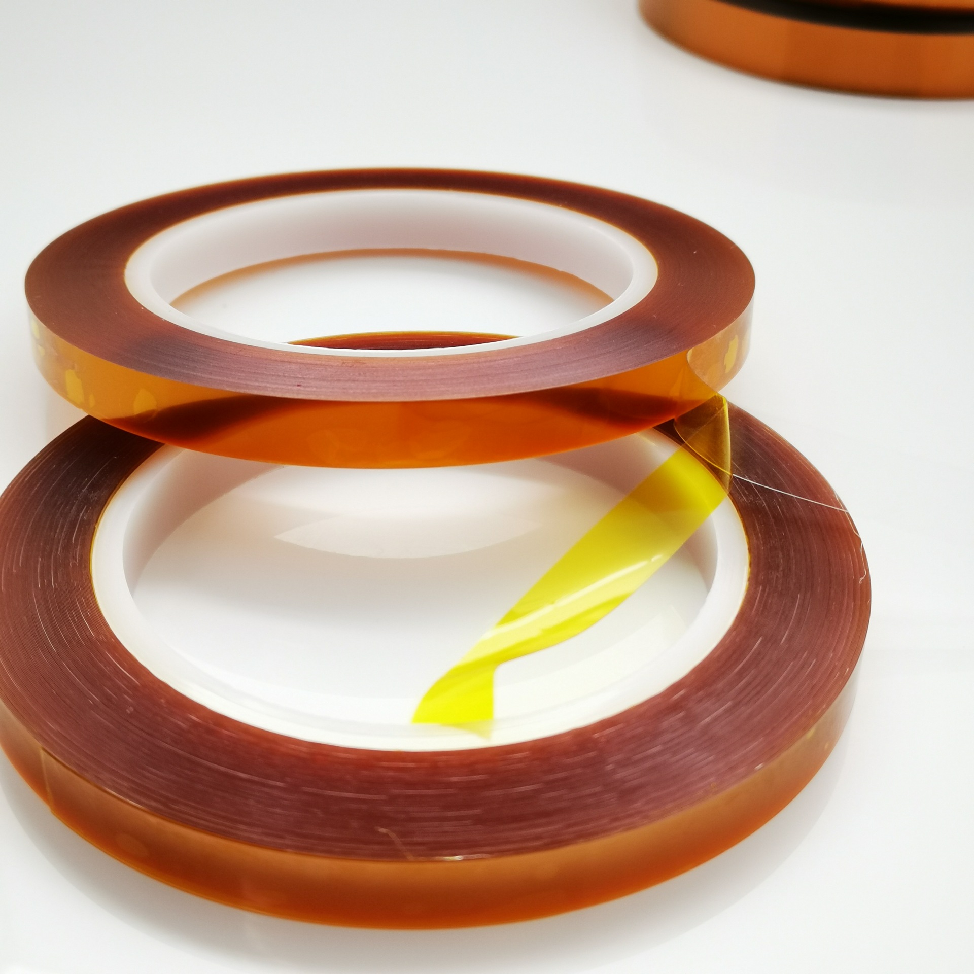 高温胶带0125pi绝缘耐高温阻焊胶带真空镀膜聚酰亚胺双面胶