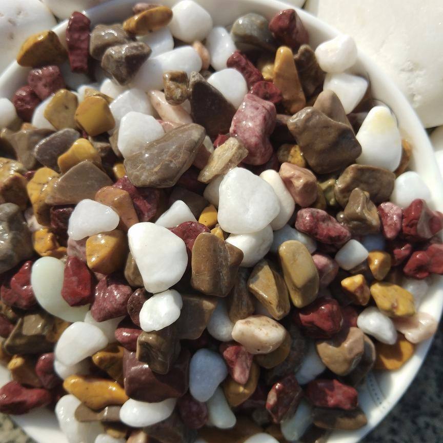 供应机制石子 水磨石子 球磨石子 造景 铺路 美观五彩小石子