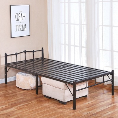 折叠床单人钢丝床新品铁床双人床经济型简易家用午休活动床陪护床