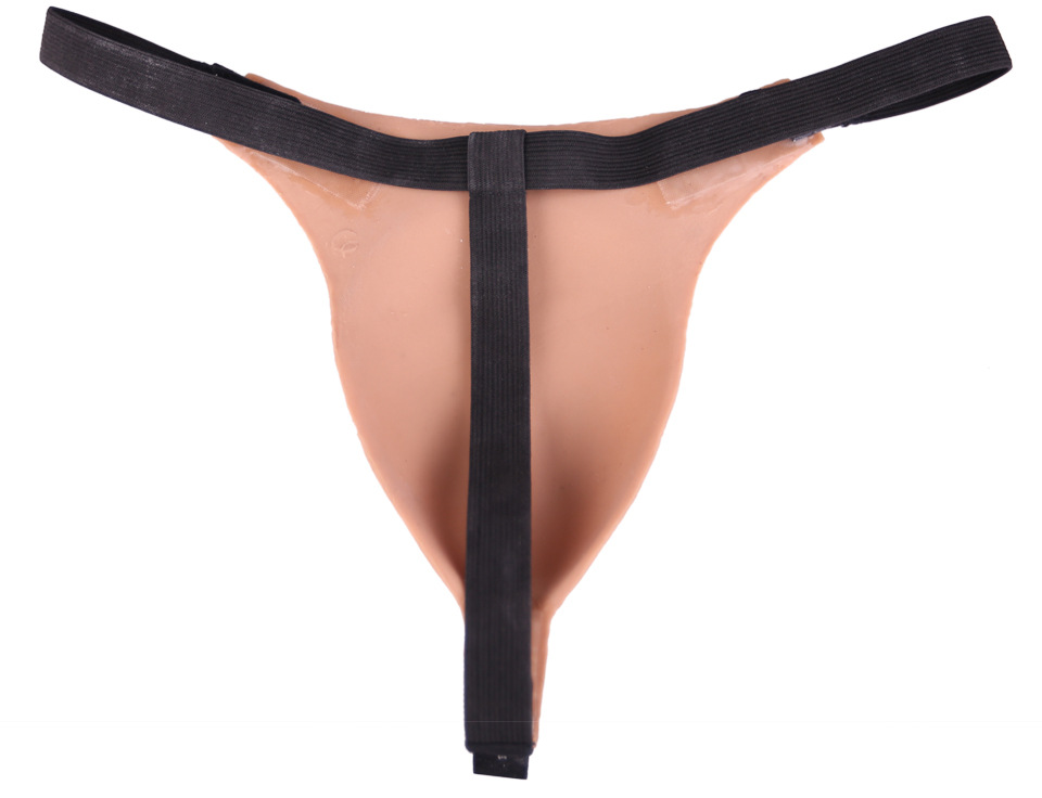 跨镜专供伪娘cd变装 隐藏下体假阴内裤 男扮女装 片状丁字假阴裤