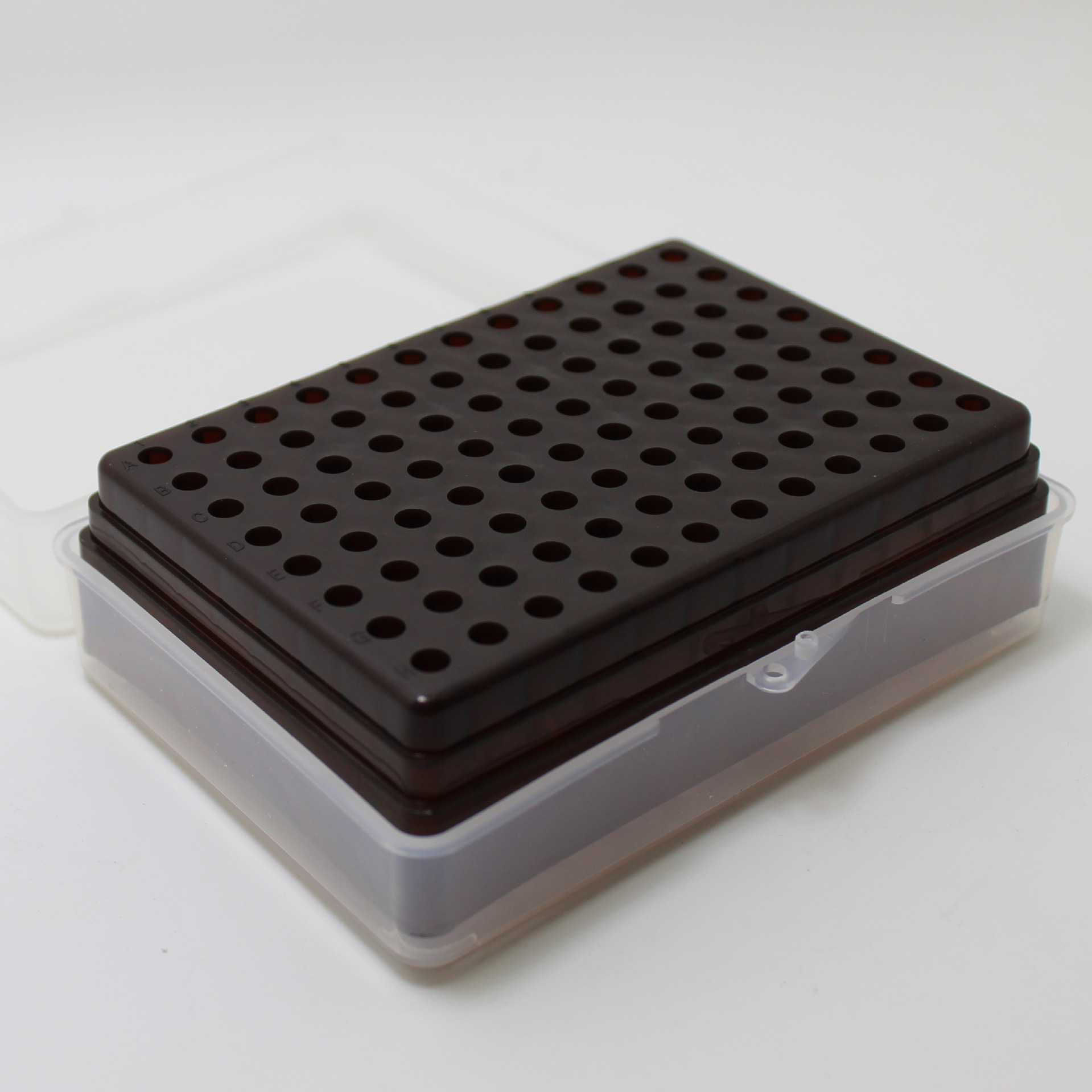 移液器吸头盒塑料枪头盒10ul吸头盒tip头盒96孔吸嘴盒