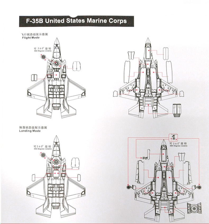 1:72f35a/b/c战斗机模型仿真合金舰载美军闪电飞机军事模型战机