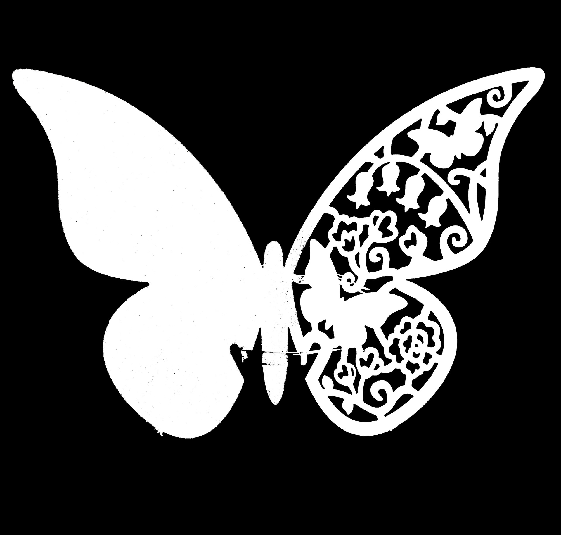 欧式粉色 蝴蝶激光镂空杯卡 结婚节日席位卡 装饰卡片 深圳批发