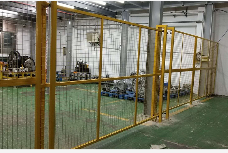 武汉车间隔离网 仓库车库护栏围栏网 工厂设备移动钢丝防护网