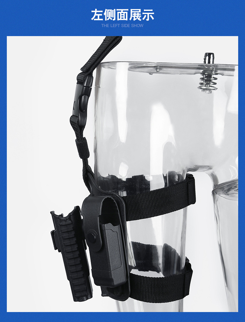 新款枪套92快拔腰腿部枪套 战术枪套92g多功能可旋转92改绑腿快拔