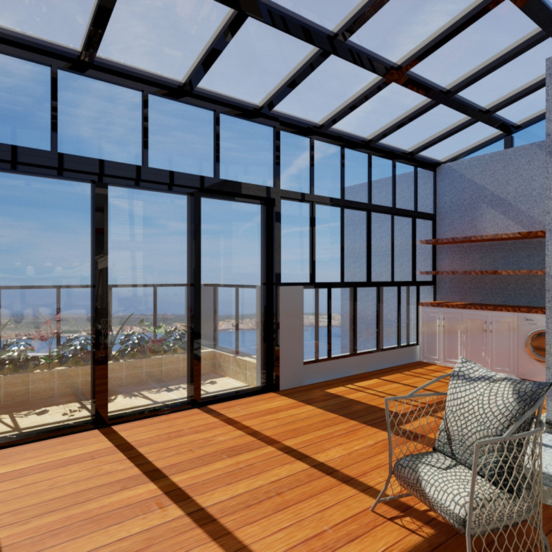 隔音隔热玻璃房 别墅屋顶露台花房 冬暖夏凉阳光房断桥窗 阳光房