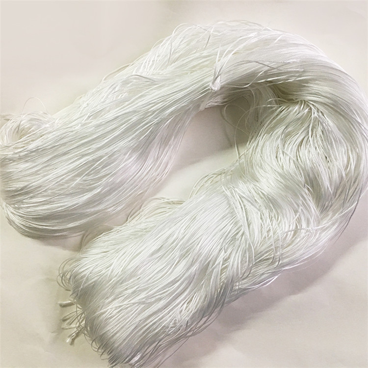 高强涤纶丝空芯线 规格齐全白色走马线 鞋类沙发箱包空芯线批发