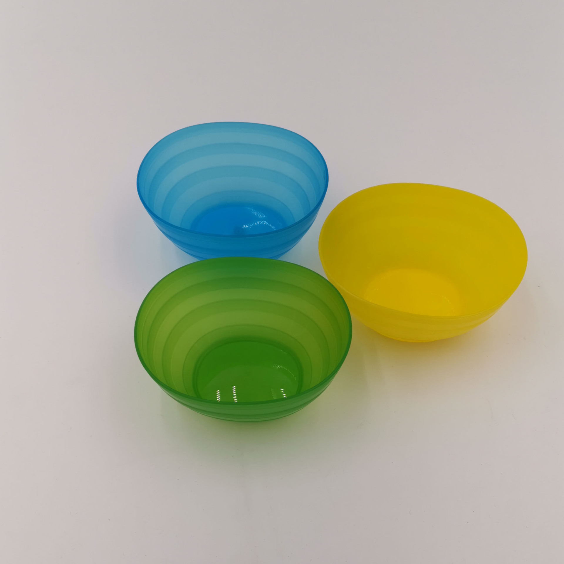 优质pp碗 超精美条纹塑料碗 儿童饭碗 家用杯碗盘套装