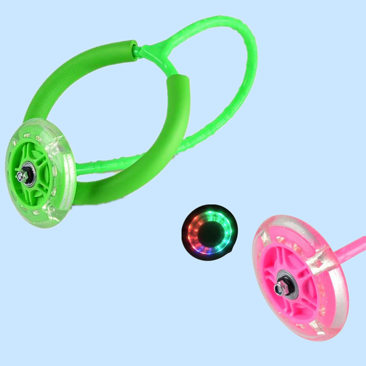 New Hot Sale Flash Swing Ball Flash Jump QQ Dance Flash Dancing Ball Jumping Ball Children's Fitness Toys