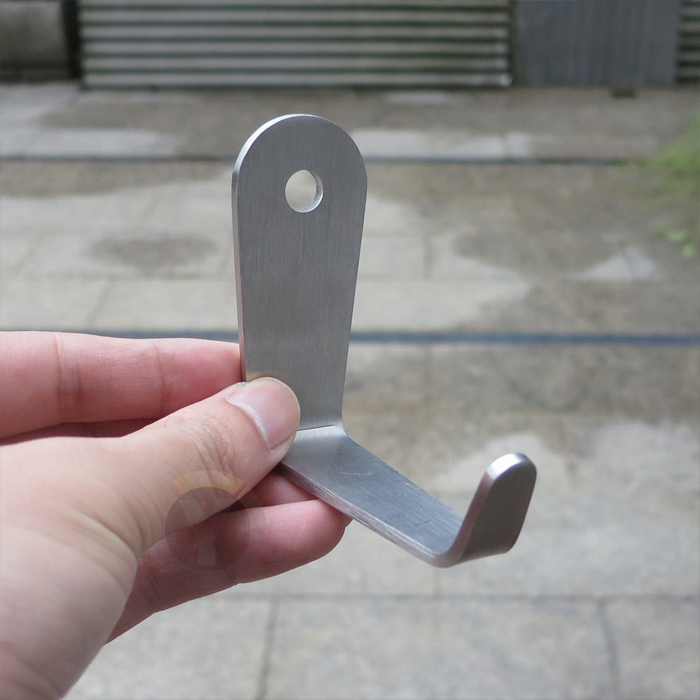 创意加长不锈钢挂钩 304长方形挂衣钩厨房浴室门后多功能置物吊钩