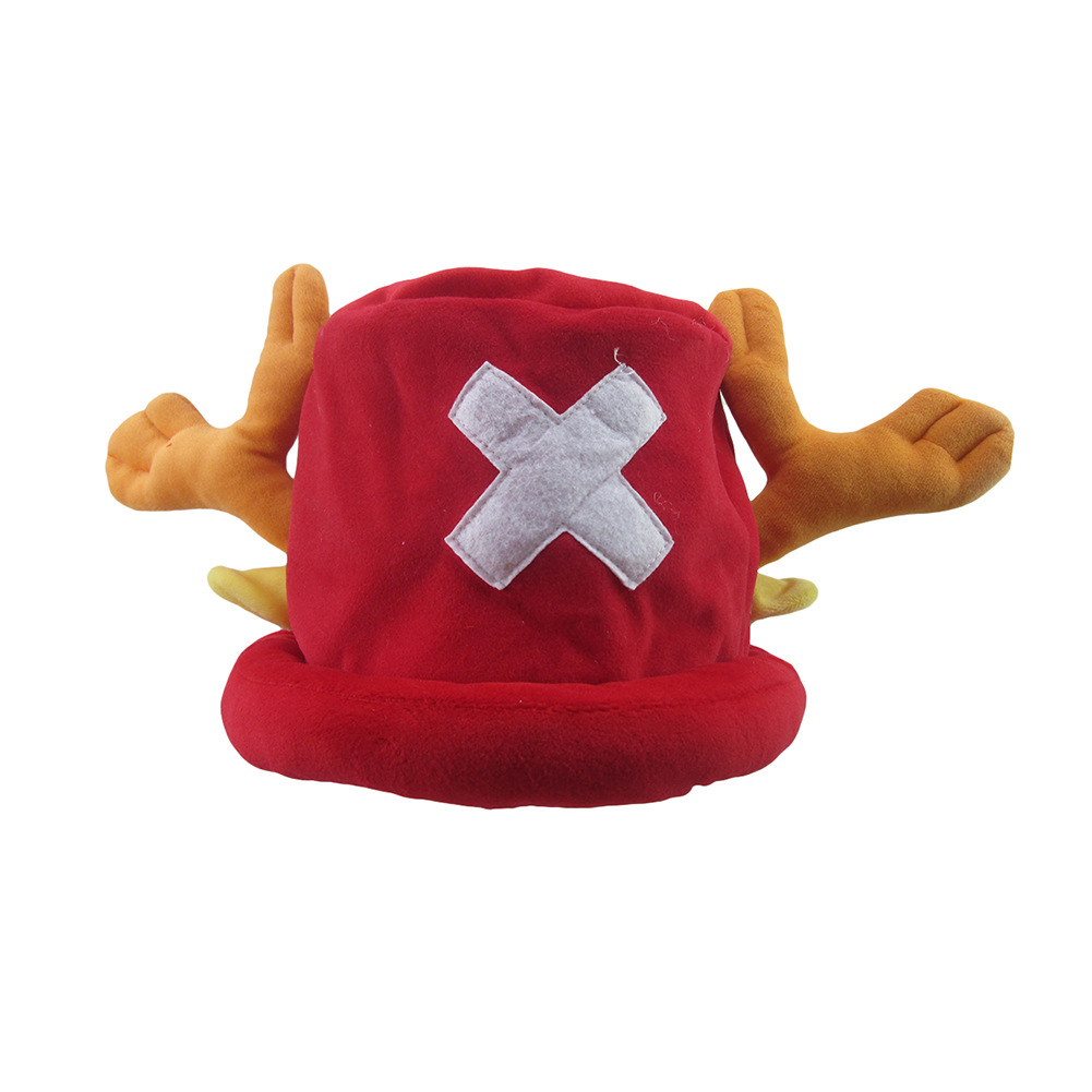 海贼 乔巴 毛绒帽 cosplay帽子 成人 儿童 麋鹿 帽子