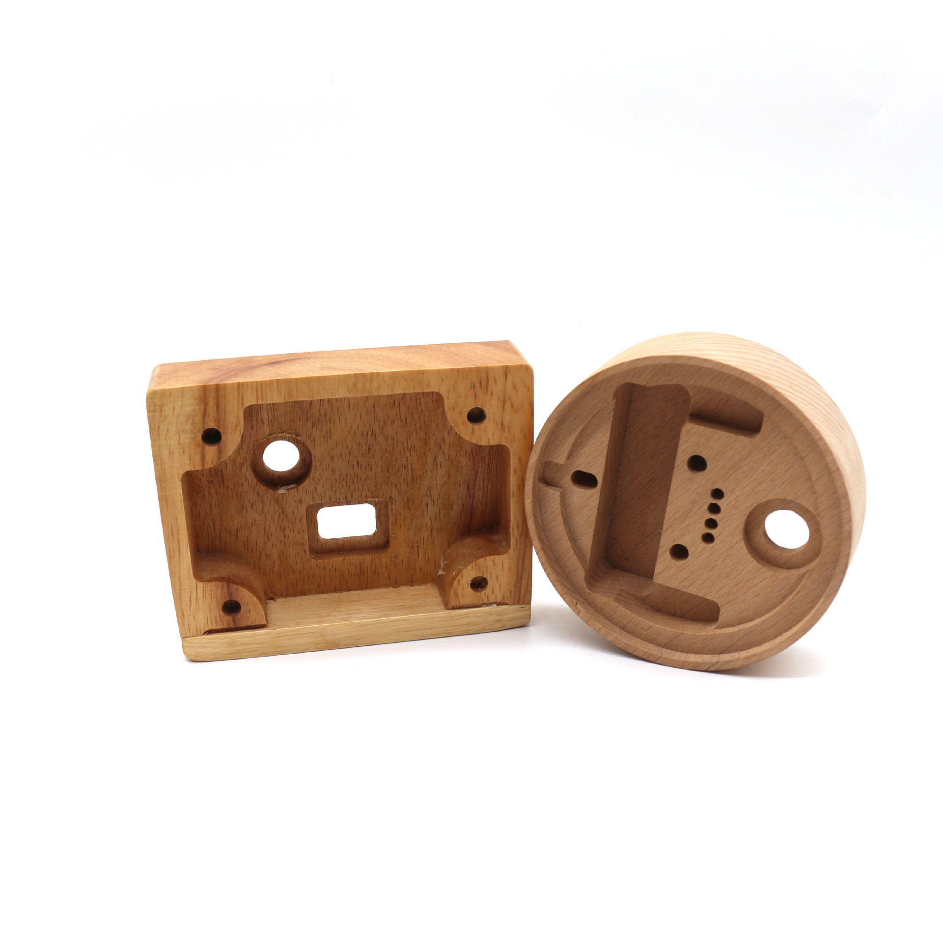 创意底座沙漏diy时钟木制工艺品木质挂钟定制logo木配件木外壳