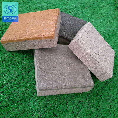 200*200烧结透水砖可定制规格 生态陶瓷颗粒砖别墅小区园林铺路砖
