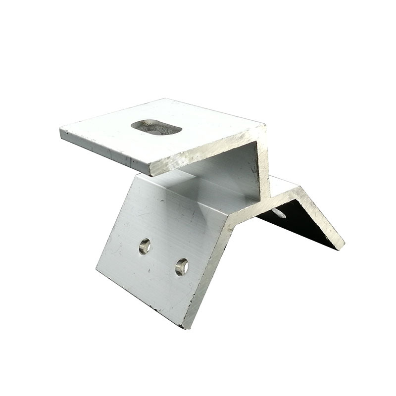 梯形彩钢瓦光伏夹具晶阳光伏支架配件 金属屋面彩钢瓦夹具