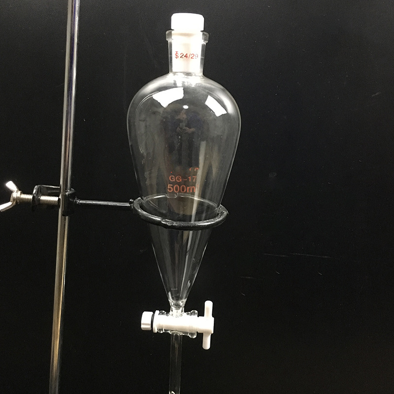 加厚四氟梨形漏斗聚四氟乙烯梨形分液漏斗601252505001000ml