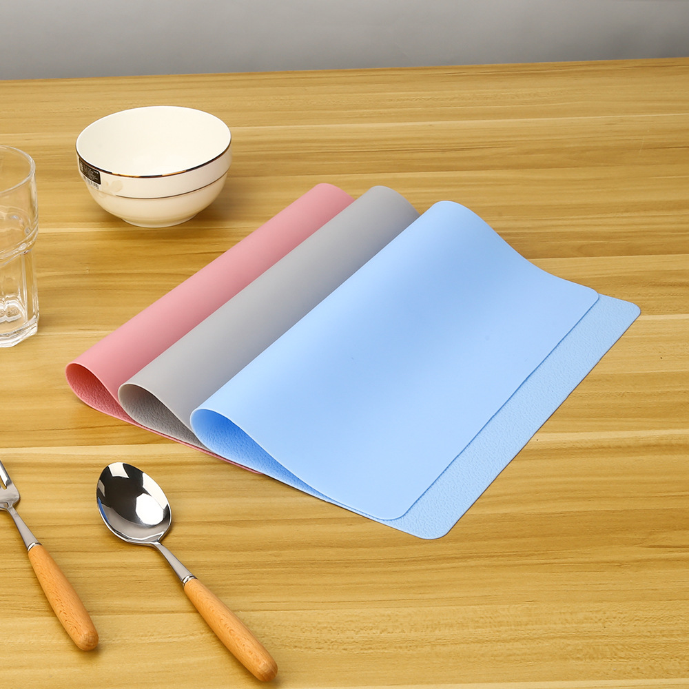 eat mat餐垫方形硅胶垫欧式简约美学用餐垫餐厅餐具餐垫防滑隔热