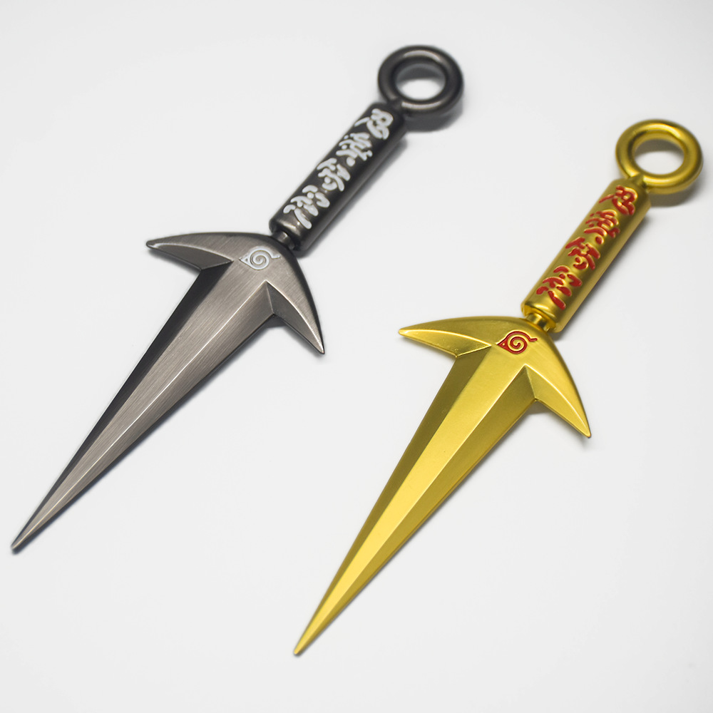 火影忍者c0s武器飞雷神四代目 苦无阿诗玛刀合金兵器模型道具22cm