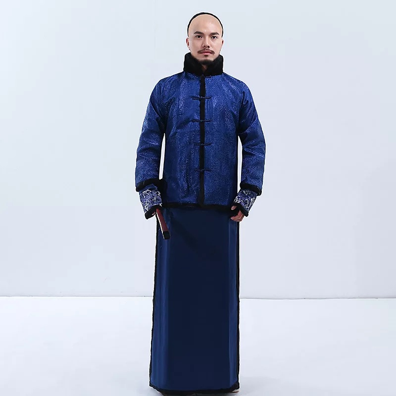 宫锁连城富察恒泰同款古装清朝男士王爷服马褂阿哥服演出服