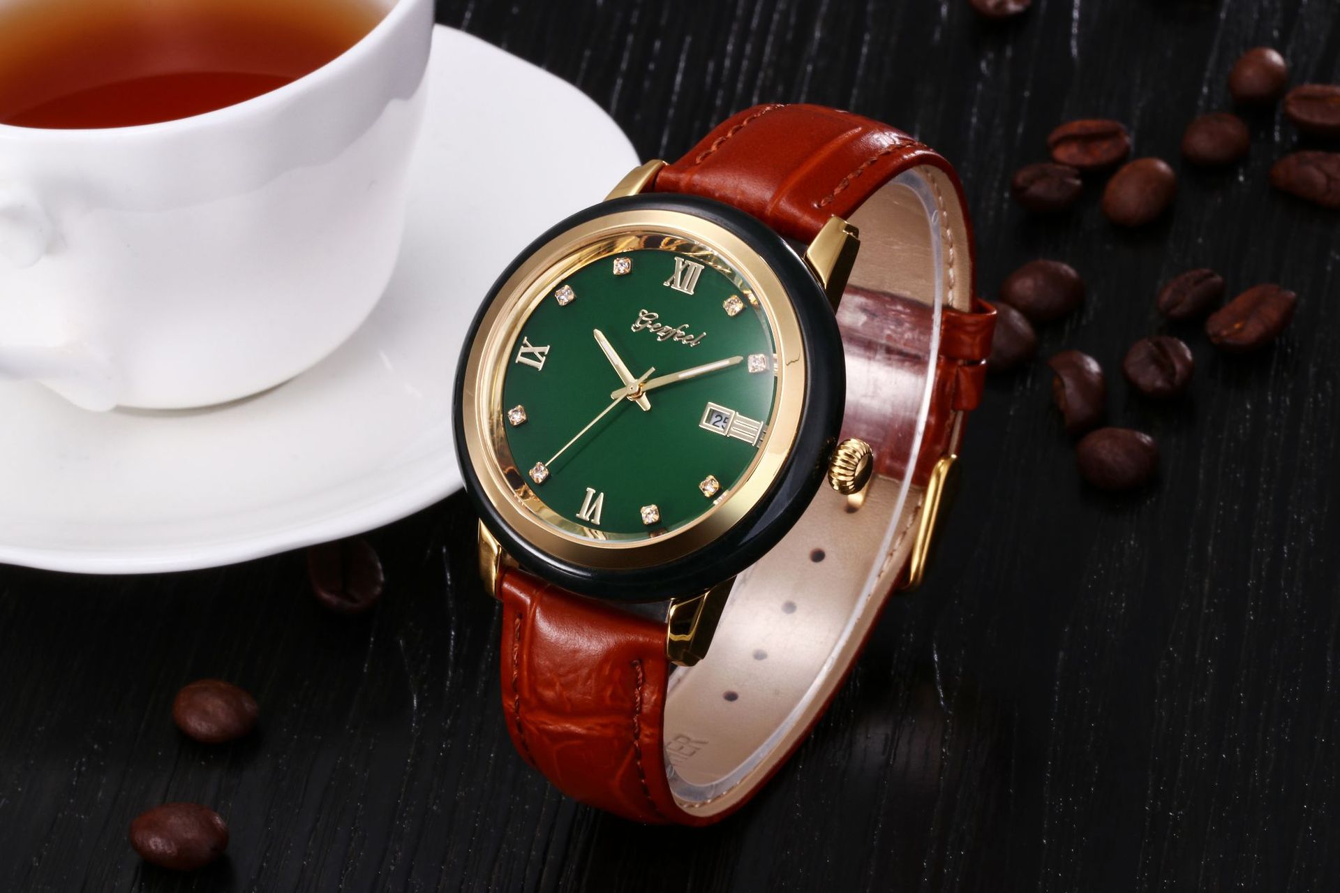 厂家订制批发抖音爆款和田玉手表白玉手表情侣表玉石手表一件代发