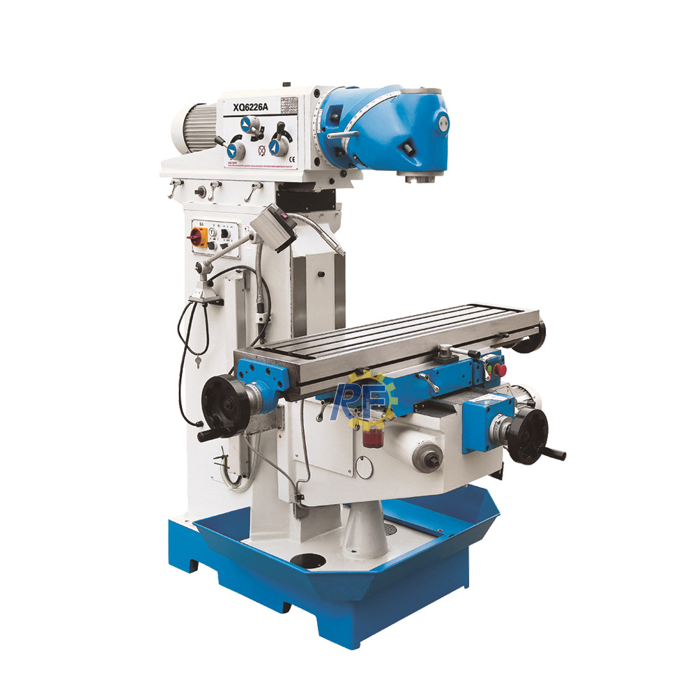 xq6226a万能回转头铣床立式万能铣床高精密万能铣床厂家直销