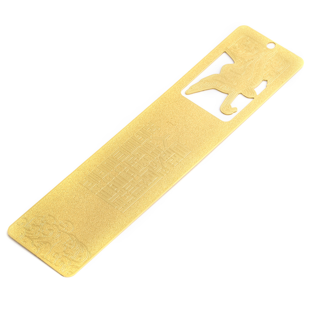 金属书签定制 订做企业创意logo学校如意书签 定做金属烤漆书签