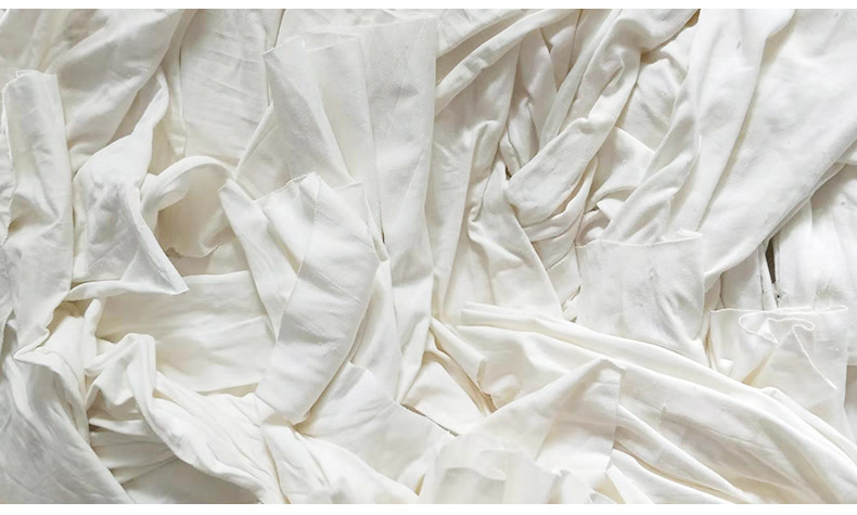 厂家直销白色全棉工业针织擦机布 工业抹布吸水吸油白色擦机布