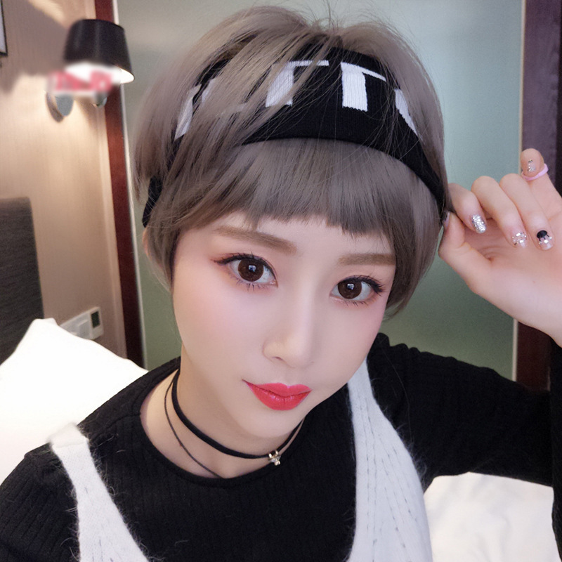 碎刘海假发女短发bobo头修脸蓬松自然逼真韩国甜美可爱短直发