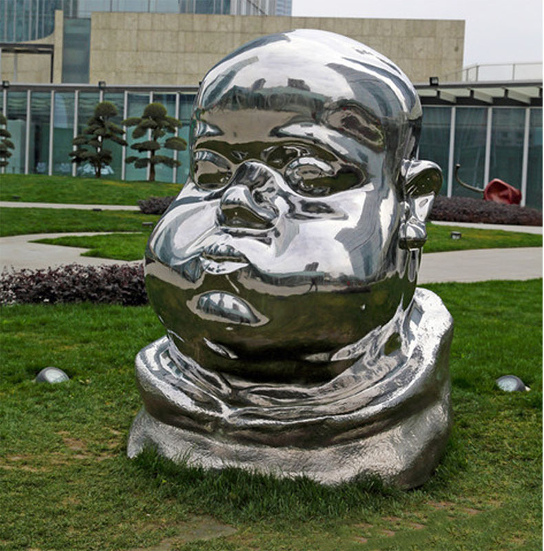 不锈钢拳头雕塑 纪念馆广场铁拳主题仿铜金属标志摆件定制直销