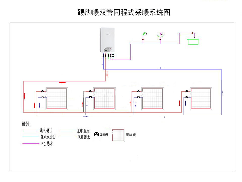 6.同程式采暖系统图无水印