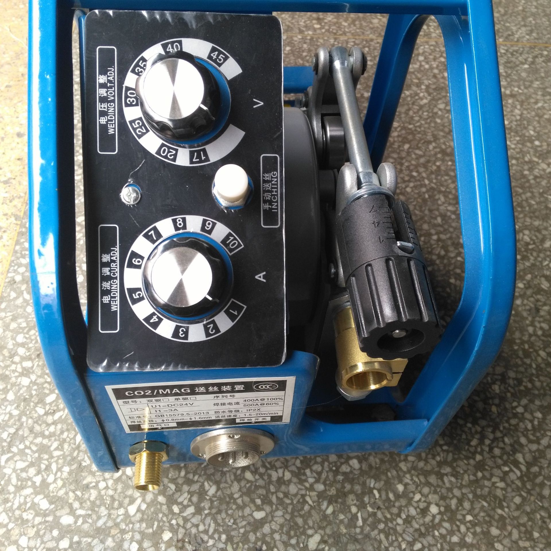 厂价批发气保焊送丝机nbc500a奥太瑞凌款双驱加重型机头