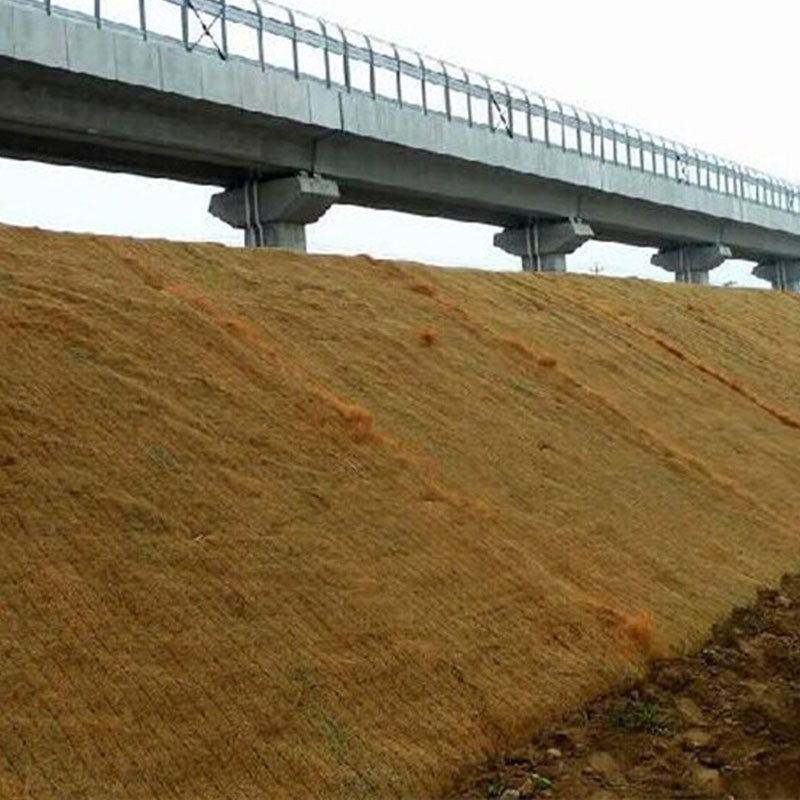 绿化抗冲护坡植草毯椰丝草毯生态毯植生毯植毯植物纤维毯
