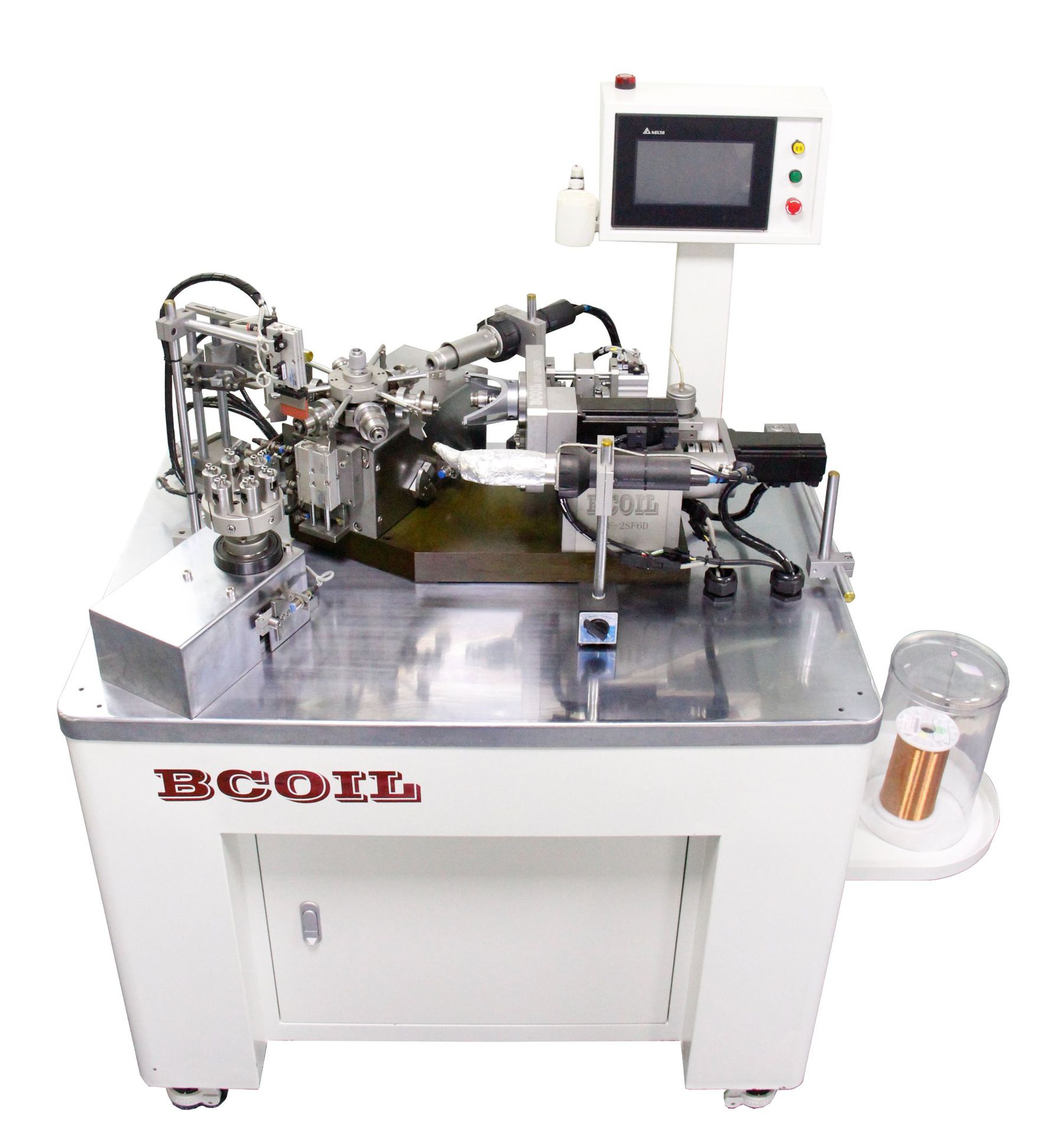 飞叉式六轴普通型空芯音圈绕线机触摸屏接口全自动绕线机厂家供应