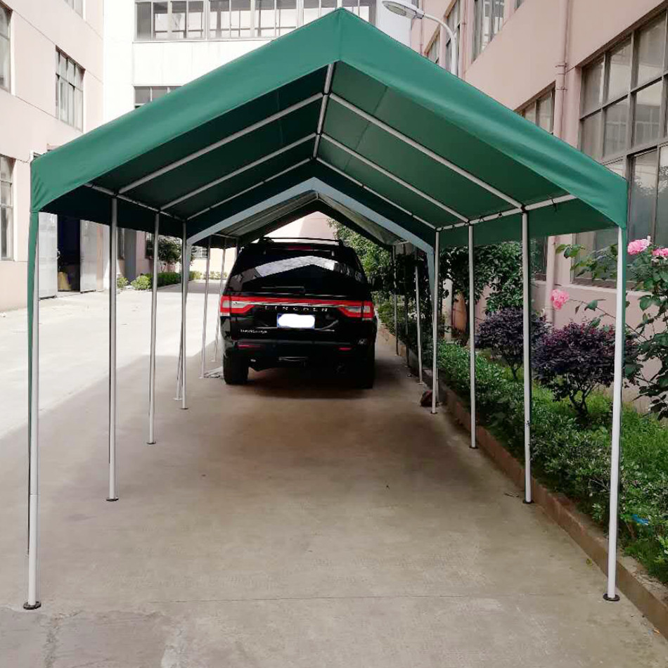 专业生产家用室外停车棚suv防晒遮阳挡雨汽车棚小区户外铁架帐篷
