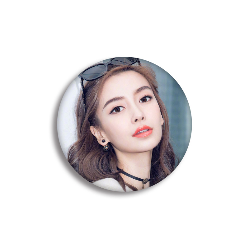 angelababy杨颖同款明星周边徽章 时尚胸章胸针挂件 晓明也喜欢