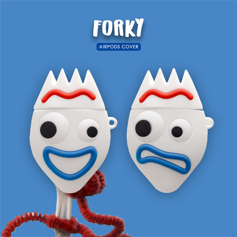 玩具总动员叉叉airpods保护套可爱苹果12代无线蓝牙耳机硅胶适用