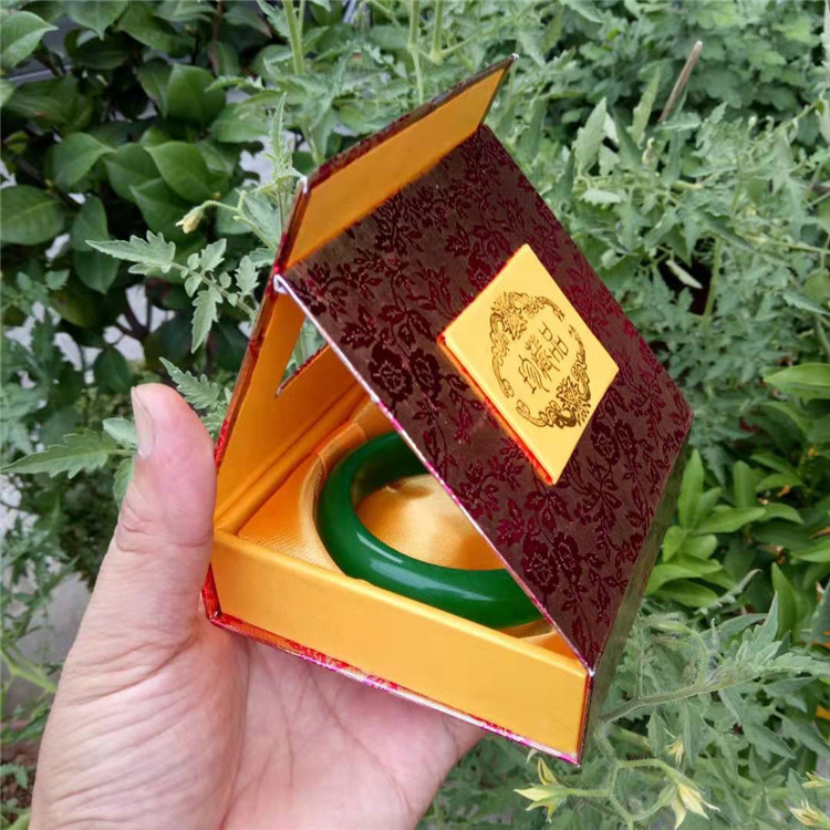 精美时尚玉器手镯包装盒 珠宝首饰盒 双开手镯盒 手链盒厂家批发