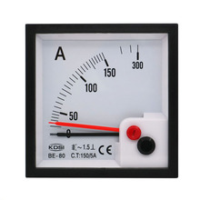 KDSI厂家供应 双指针电流测量表头BE-80 AC150/5A交流电流表
