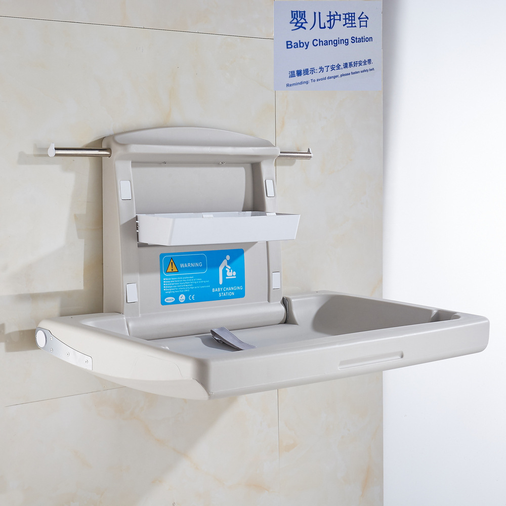 可折叠式母婴室婴儿护理台换尿布台婴儿打理台平躺婴儿台换衣台架