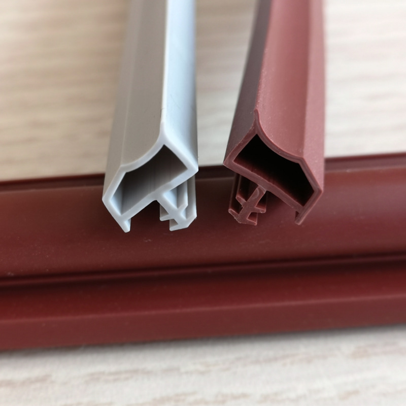 pvc木门条静音条弹性体pvc木门防撞条密封条软质木门条可定制